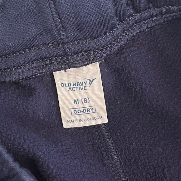 Old Navy Boys Go Dry Fleece Tech Joggers Sweatpants Size 8 - Picture 7 of 9